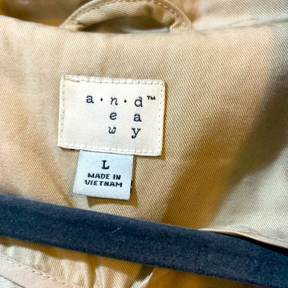 Target Trench Gold Buttons - Picture 3 of 6